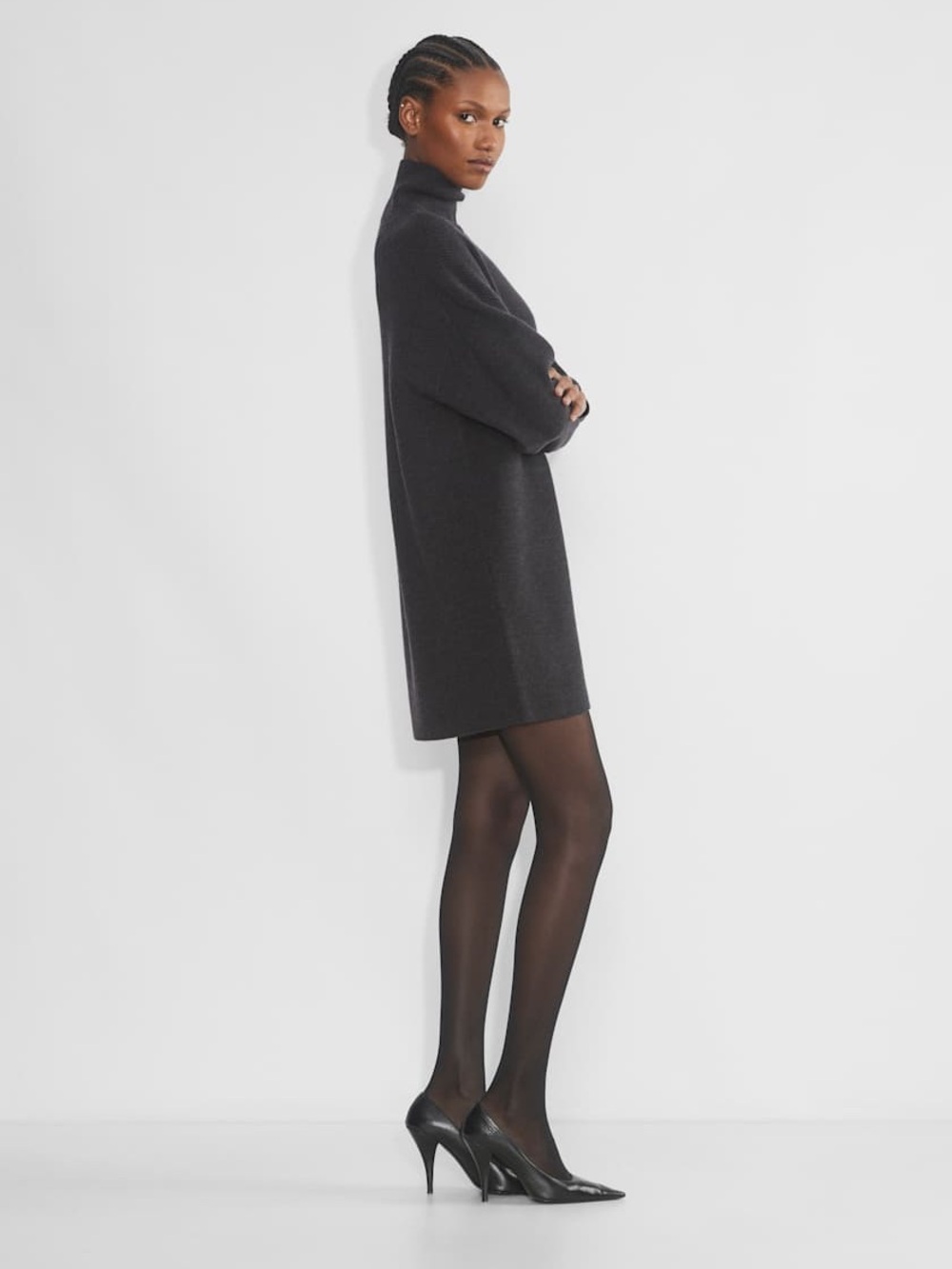 Aritzia Babaton merino wool sweater dress